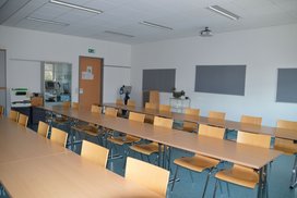 Seminarraum 7 mit Schulaufstellung