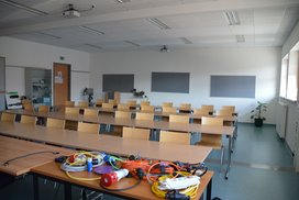 Seminarraum 7 mit Schulaufstellung